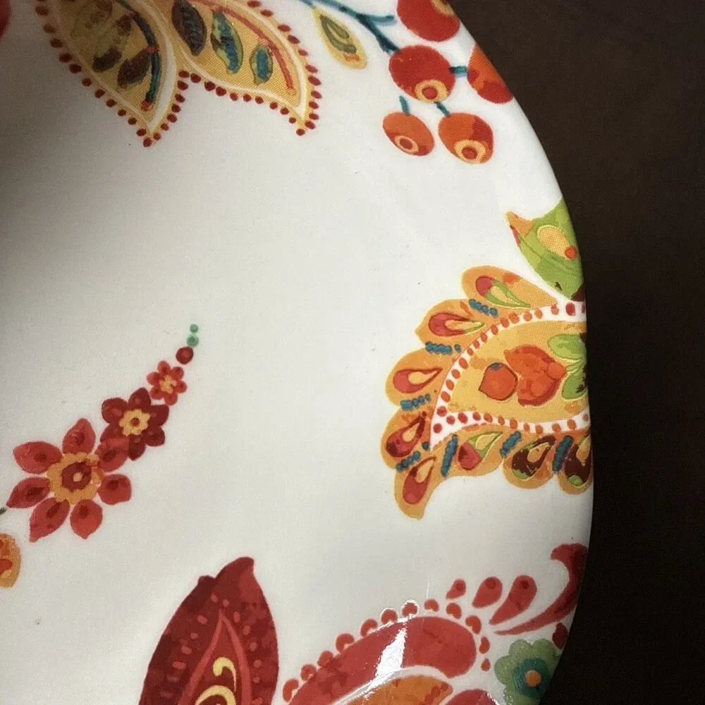 Pair (2) Pier 1 Beatrice Jacobean Soup Cereal Bowls 6.5